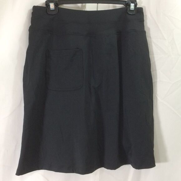 Heathyoga Black Tennis Golf Skort Side Slit Pockets Built-In Shorts NWT Size L - Picture 5 of 6
